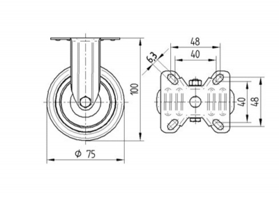 Roata_fixa_conductiva_TENTE_tabla_otel_cauciuc_plin_negru_diametru_75_2478DYK075P60_dimensiuni_ro8